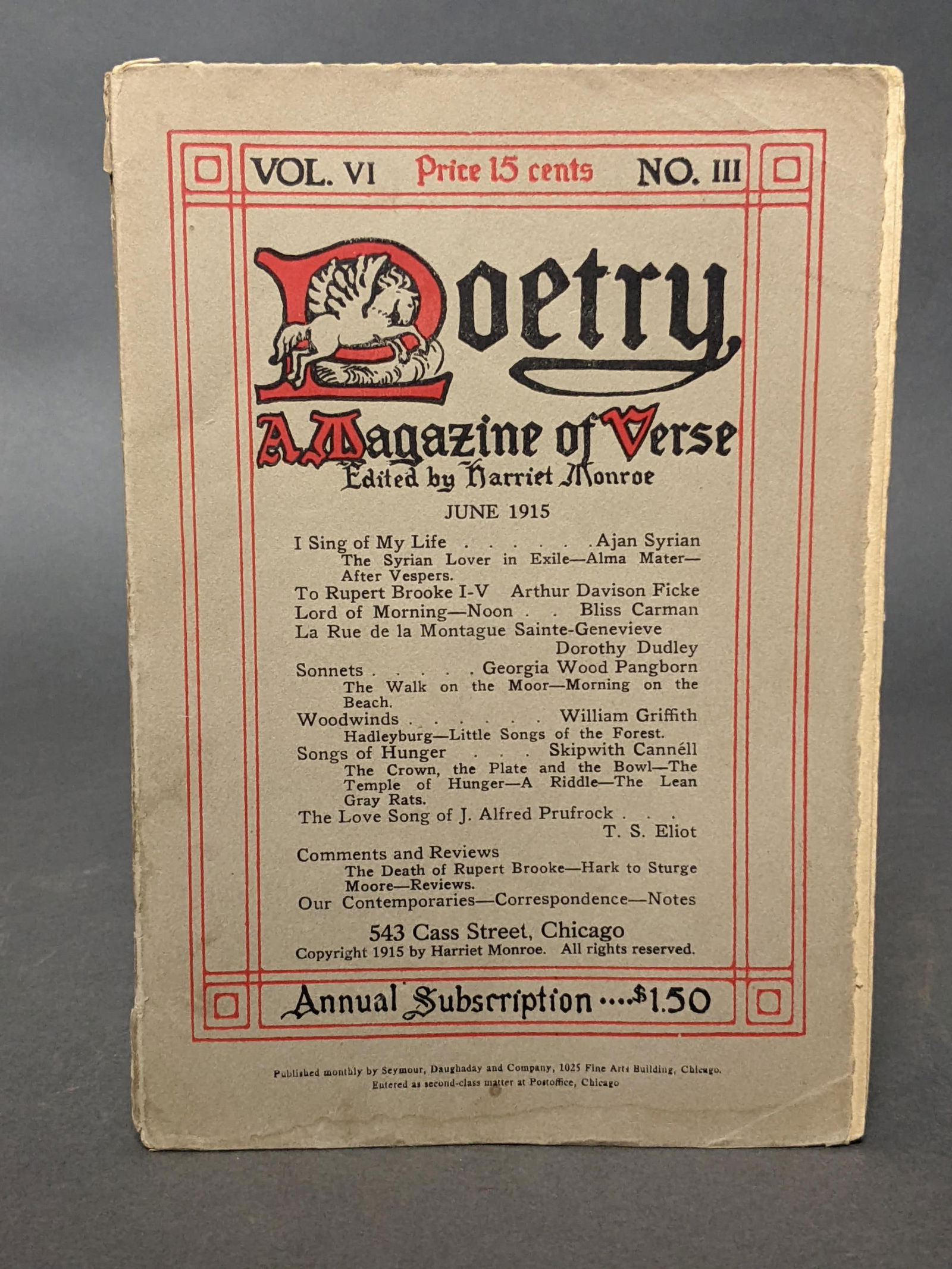 The Love Song of J. Alfred  Prufrock (1 of 1)