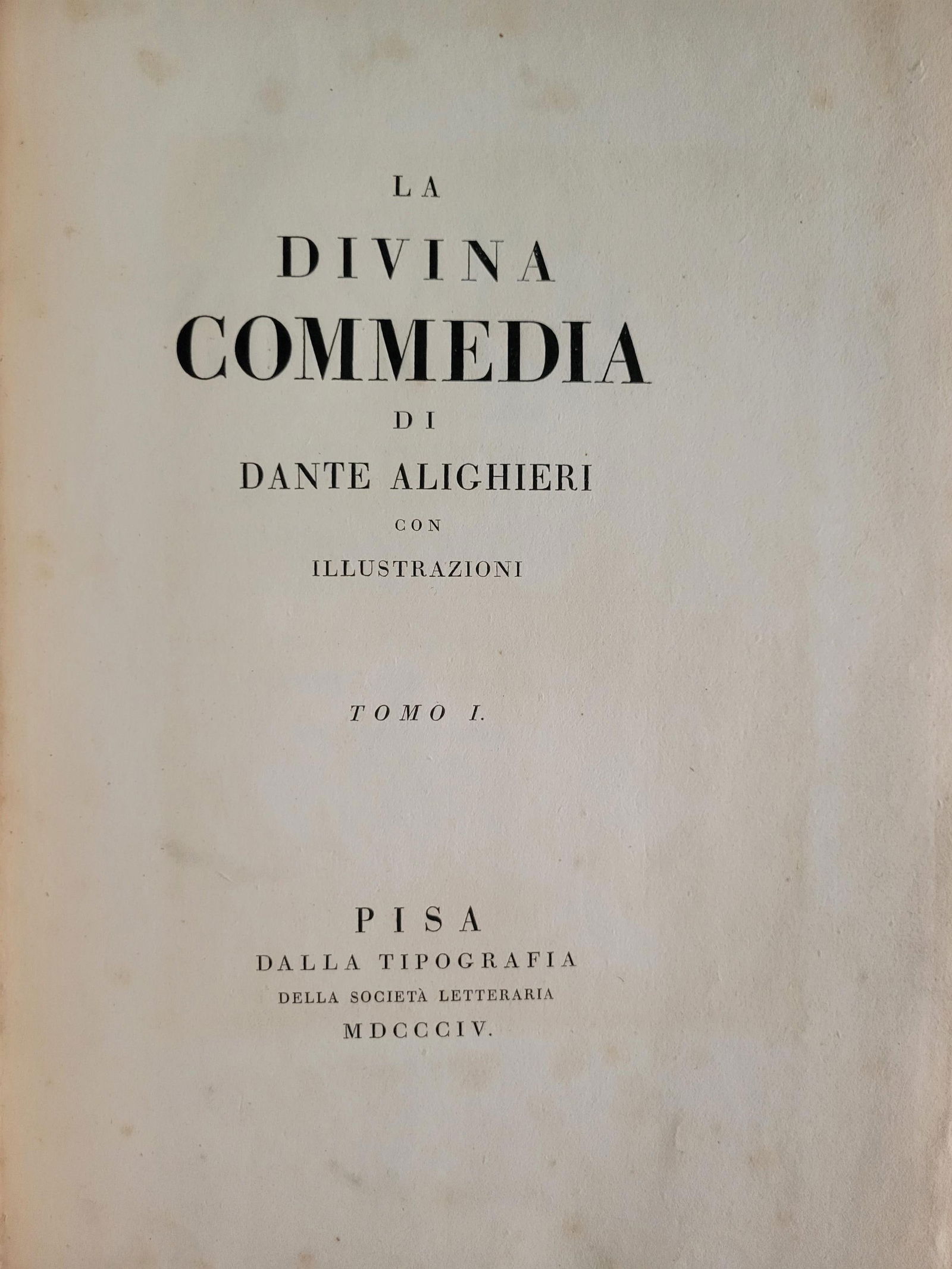 La Divina Commedia. (1 of 2)