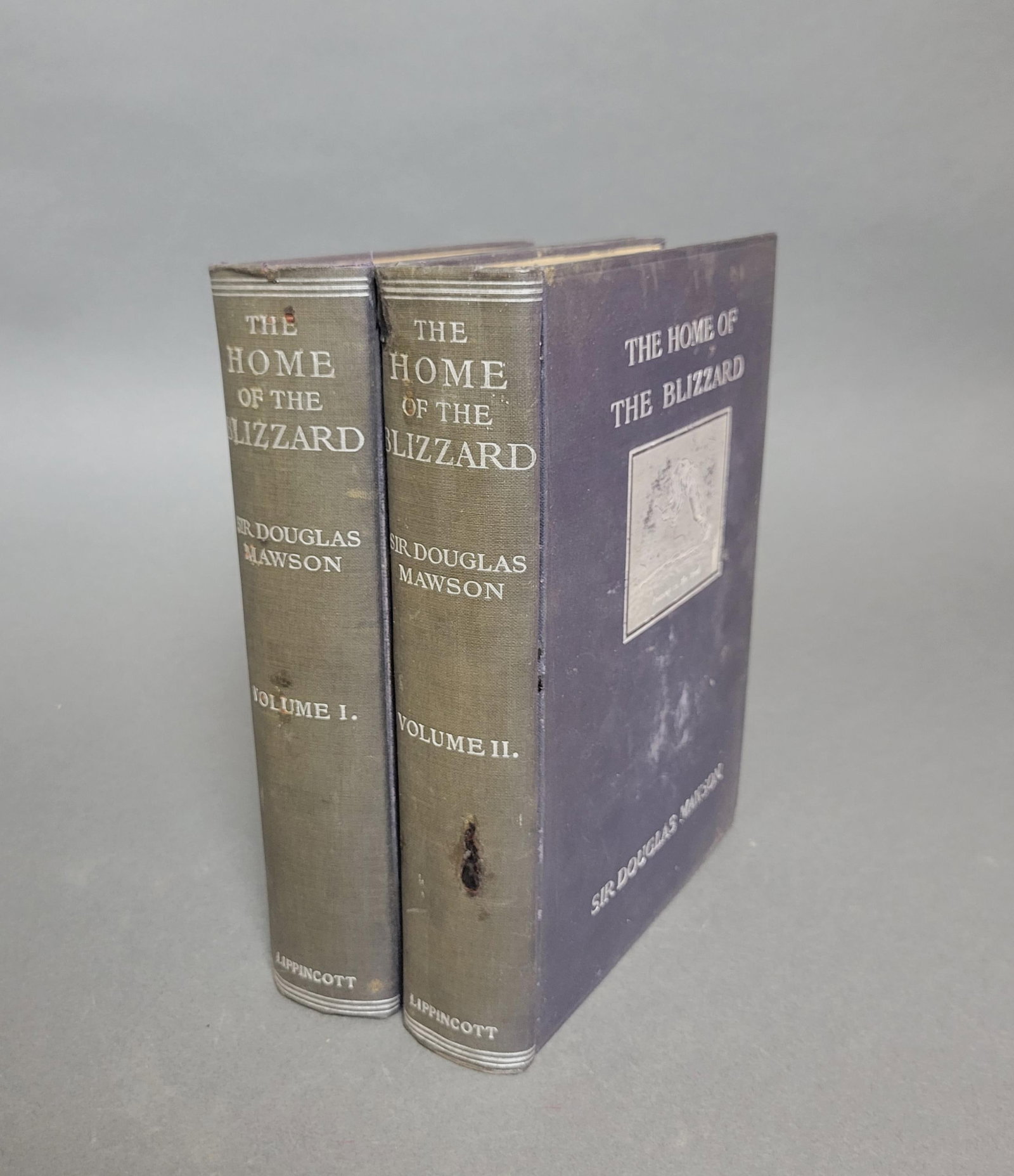 The Home of the Blizzard: [Exploration] Mawson, Sir Douglas. The Home of the Blizzard; Being the Story of the Australasian Antarctic Expedition, 1911-1914. William Heinemann, London, First U. S. Edition from the British sheets