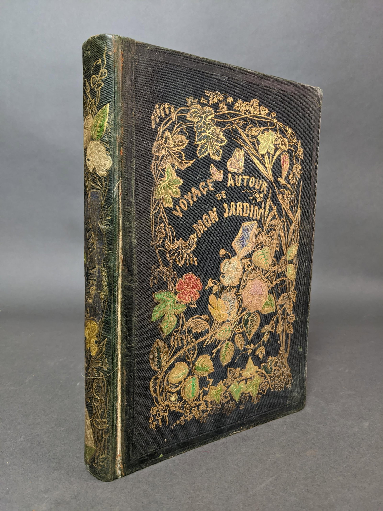 Voyage autour de mon Jardin.: [Botany] Karr, Alphonse. Voyage autour de mon Jardin. L. Curmer & V. Lecou, Editeurs, Paris, 1851. First illustrated edition. Large 8vo. [iv], 416 pp. With 8 hand-colored steel-engraved plates, with c