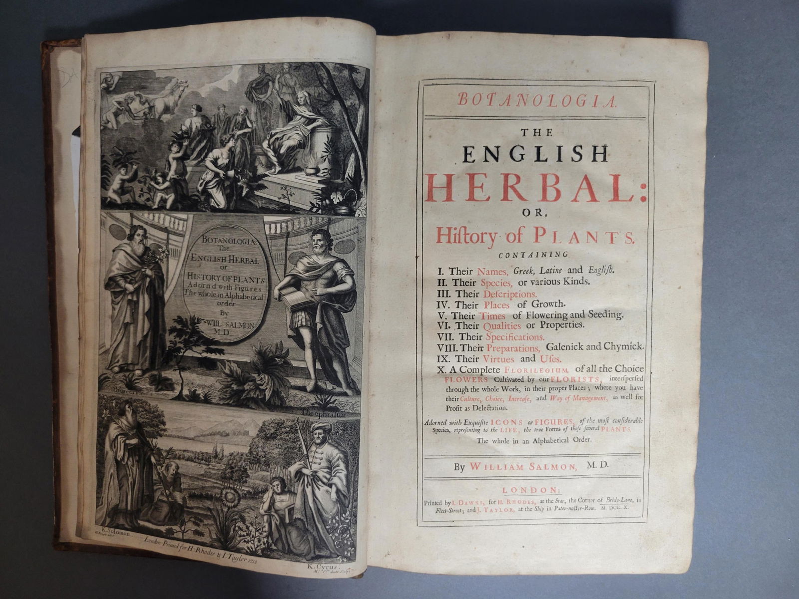 Botanologia; or the English Herbal (1 of 2)