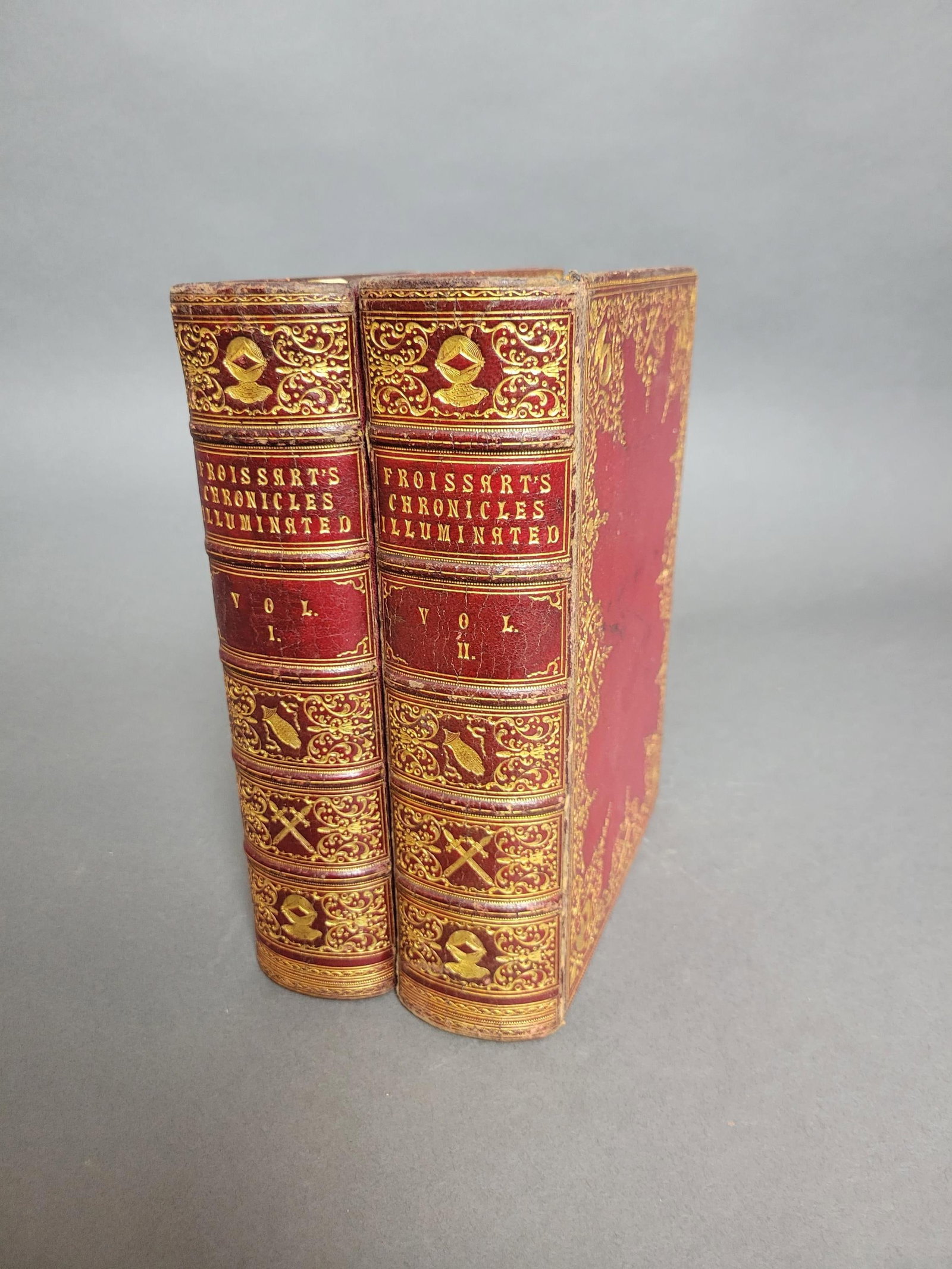 Chronicles of England, France and Spain: [England] Froissart, John. Chronicles of England, France and Spain , and the Adjoining Countries. William Smith, London, 1868. 2 volumes. 8vo. (2) xlvii (1) 768, (4) xiv 733 pp. Contemporary full crim