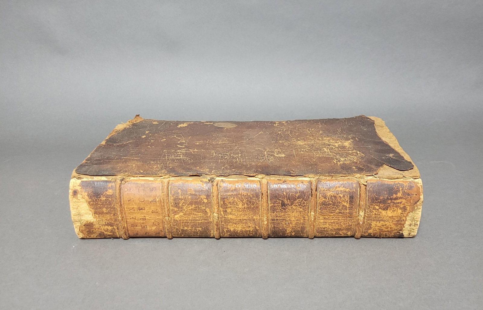 Select Works of William Penn: [Religion/America] Penn, William. Select Works of William Penn, to Which is Prefixed a Journal of His Life. London, 1771. Folio, (4), lxi, 862 pp. Title page lacking, provided in manuscript. Contempor