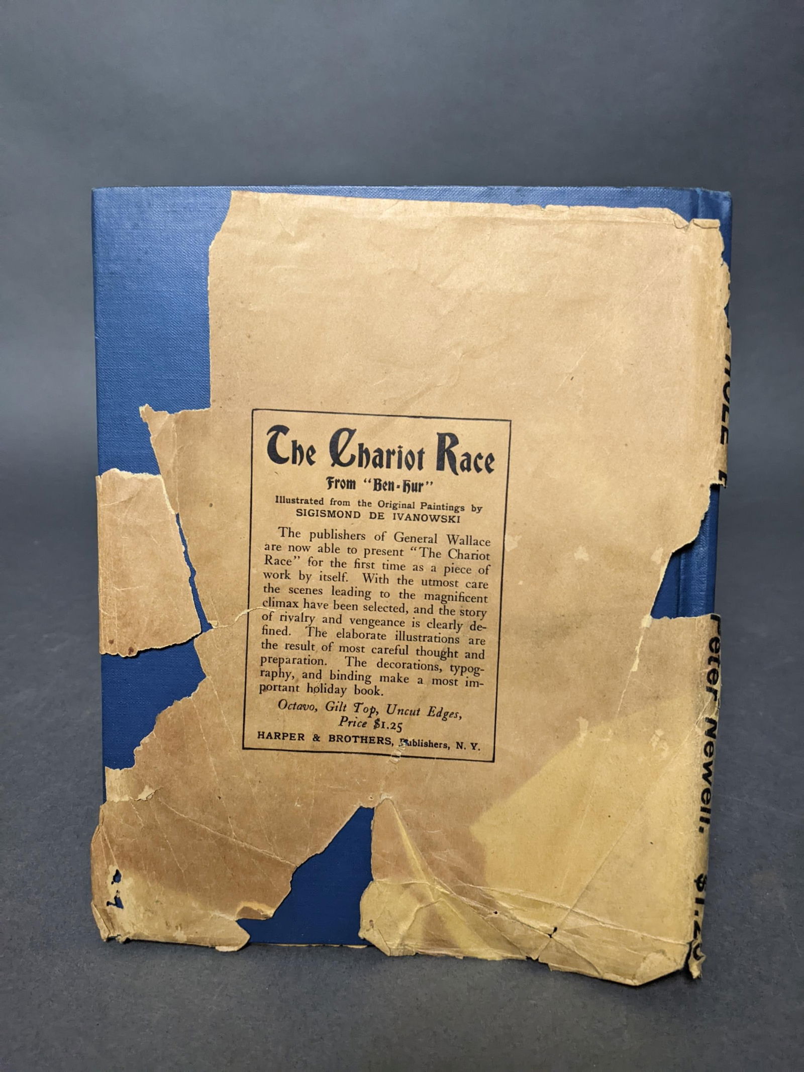The Hole Book: [Illustrated/Childrens] Newell, Peter. The Hole Book. Harper Brothers, New York, 1908.8vo, non-paginated, blue cloth with large color pictorial label on upper cover, pictorial title, text with color i