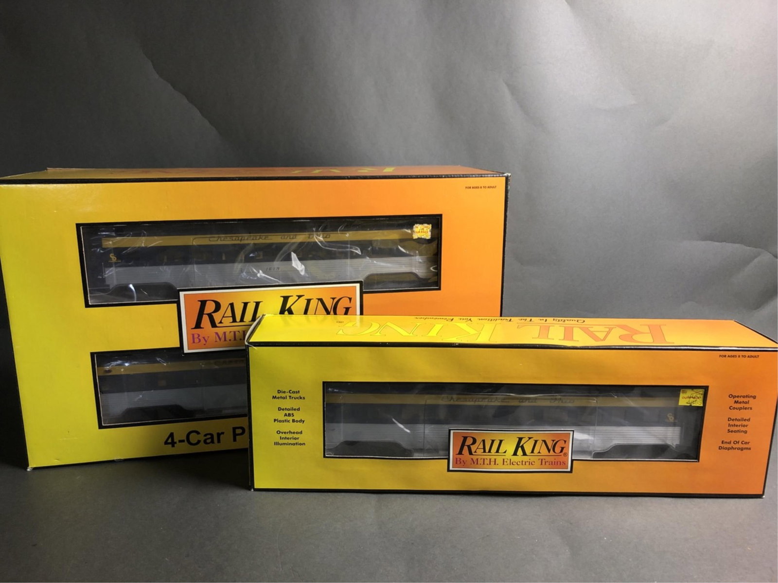 Rail King/ MTH O- scale 5-car passenger set - Ches (1 of 20)
