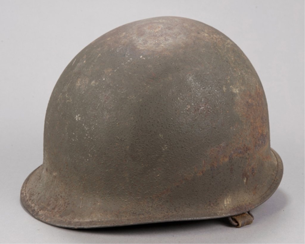 U.S. Vietnam era military helmet with liner.
