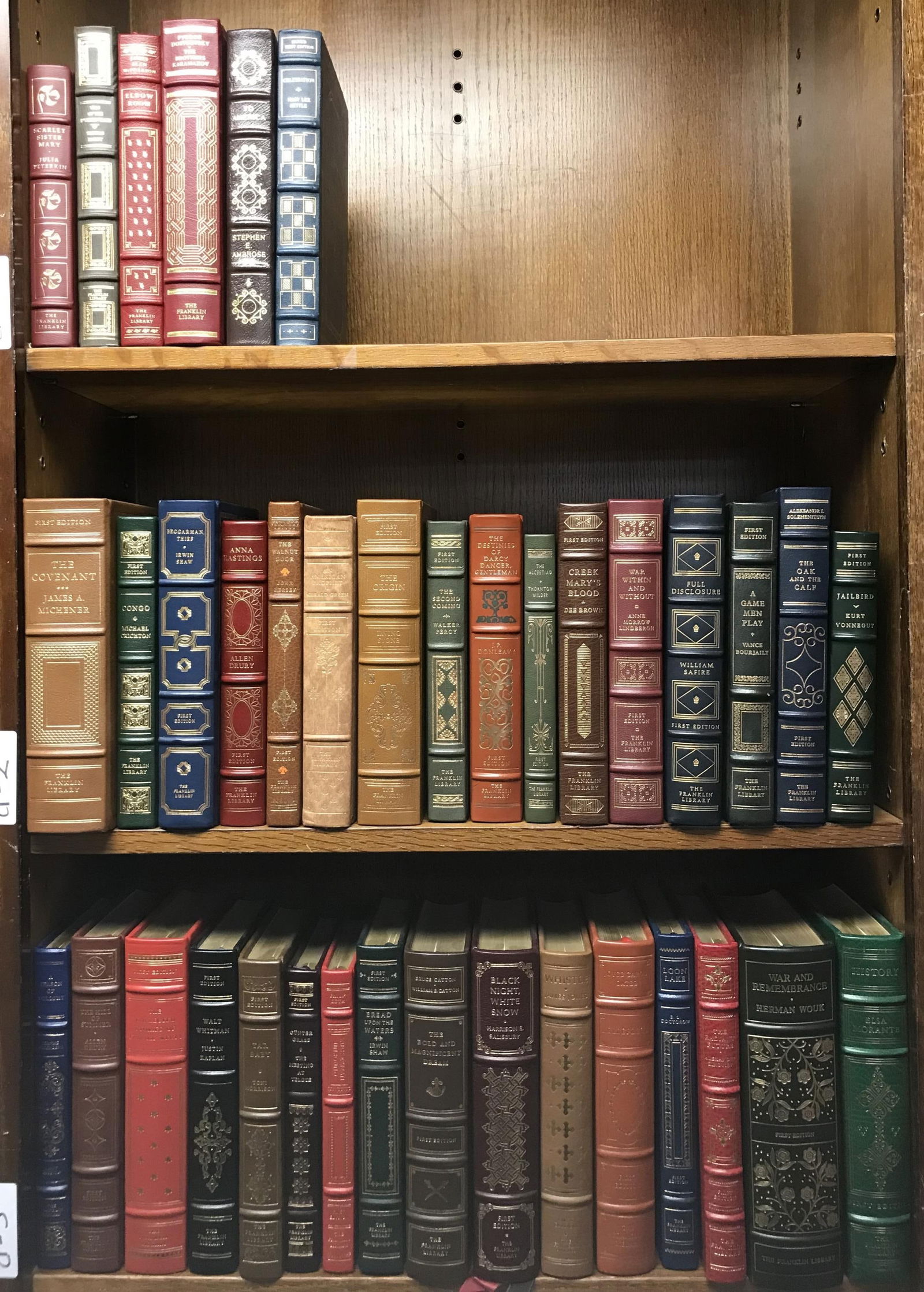 38 Vols. Franklin Library First Editions. (1 of 6)