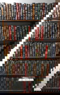 100 Vols. Greatest Masterpieces of American Lit.: [Franklin Library] Franklin Library. 100 Greatest Masterpieces of American Literature. Franklin Center, PA: Franklin Library, 1976 - 1984. 100 volumes, 8vo bound in full genuine leather with silk