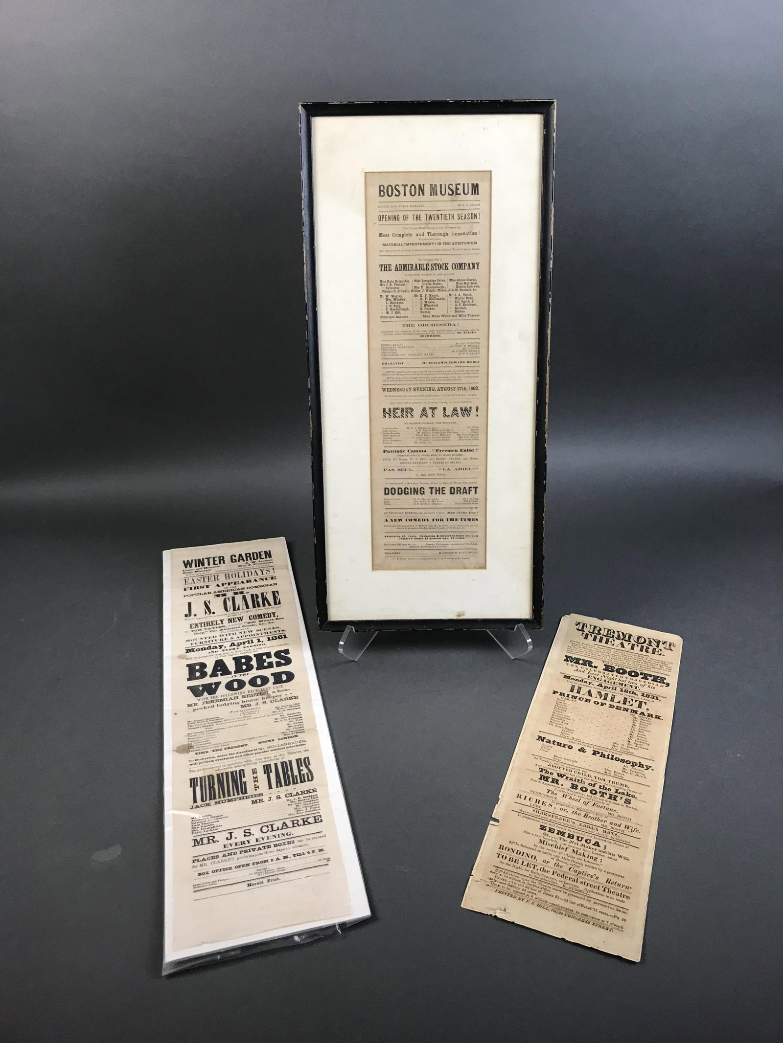 Booth Family Playbill Collection. (1 of 1)