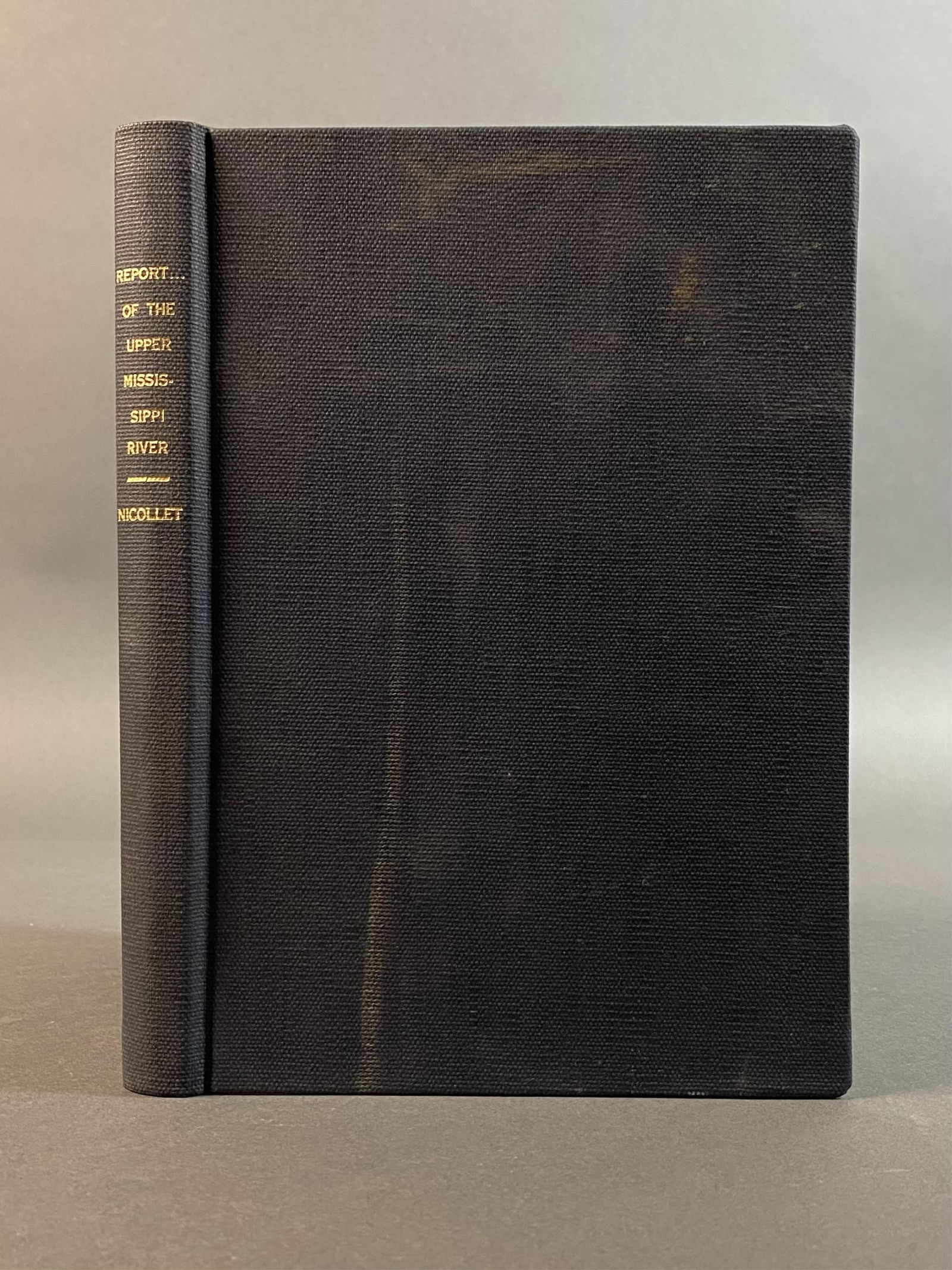 1843 Basin of Mississippi River Map and Report. (1 of 2)