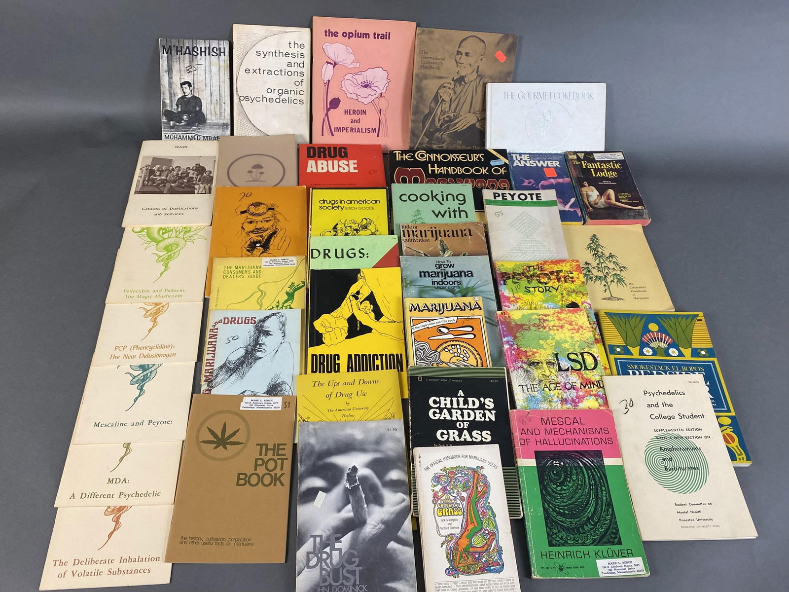 38 Vol 60s-70s Drug Culture Material Marijuana LSD (1 of 3)