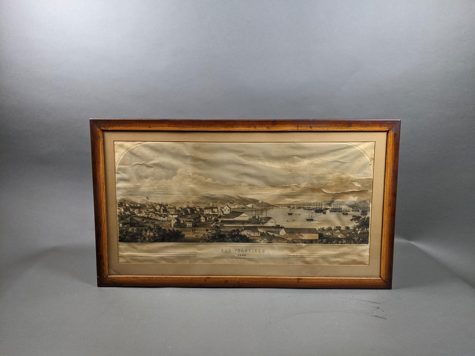 San Francisco 1849. Drawn on the spot. 2nd state. (1 of 2)