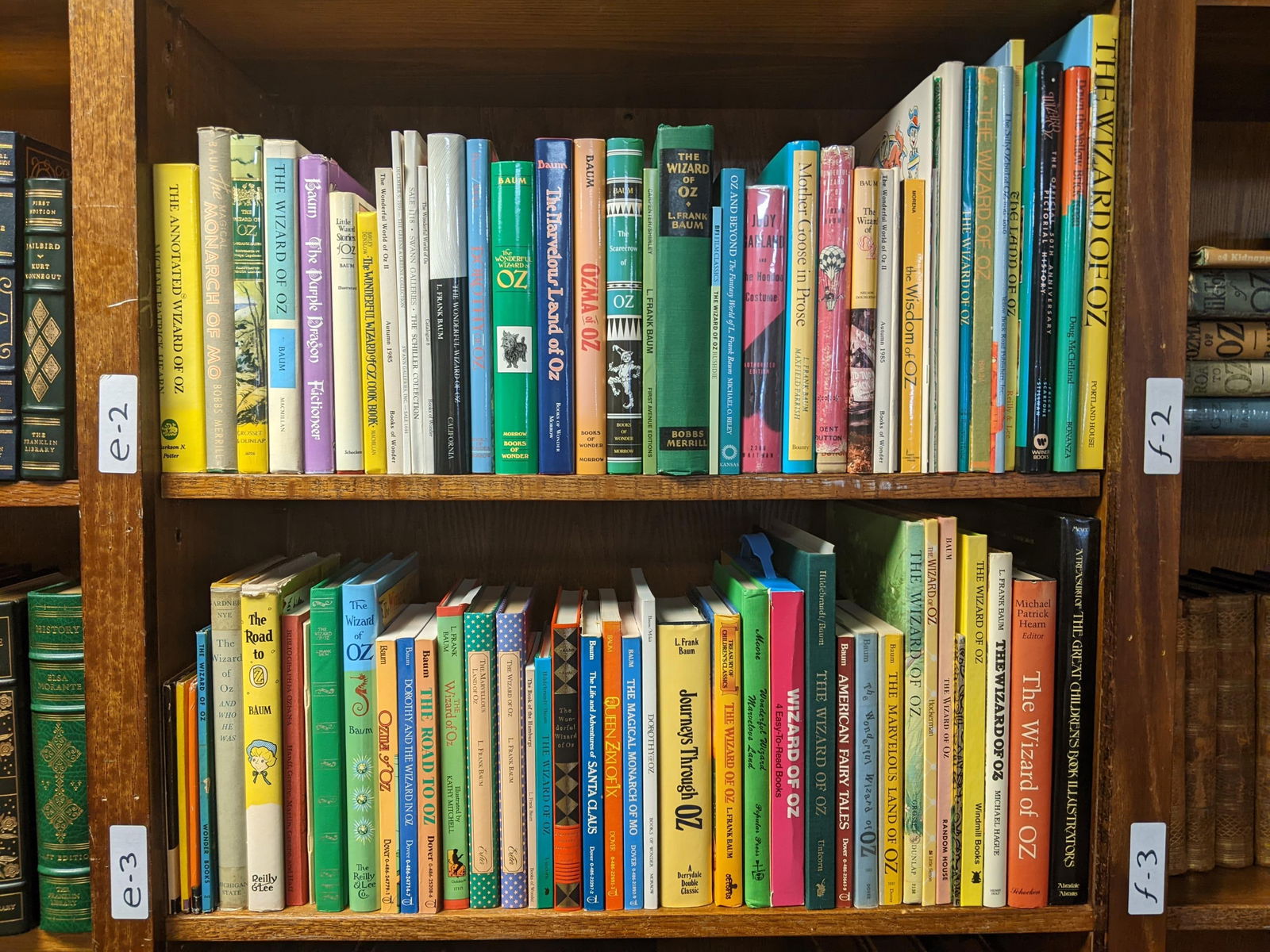 79 vols. Books relating to Baum and Oz. (1 of 6)