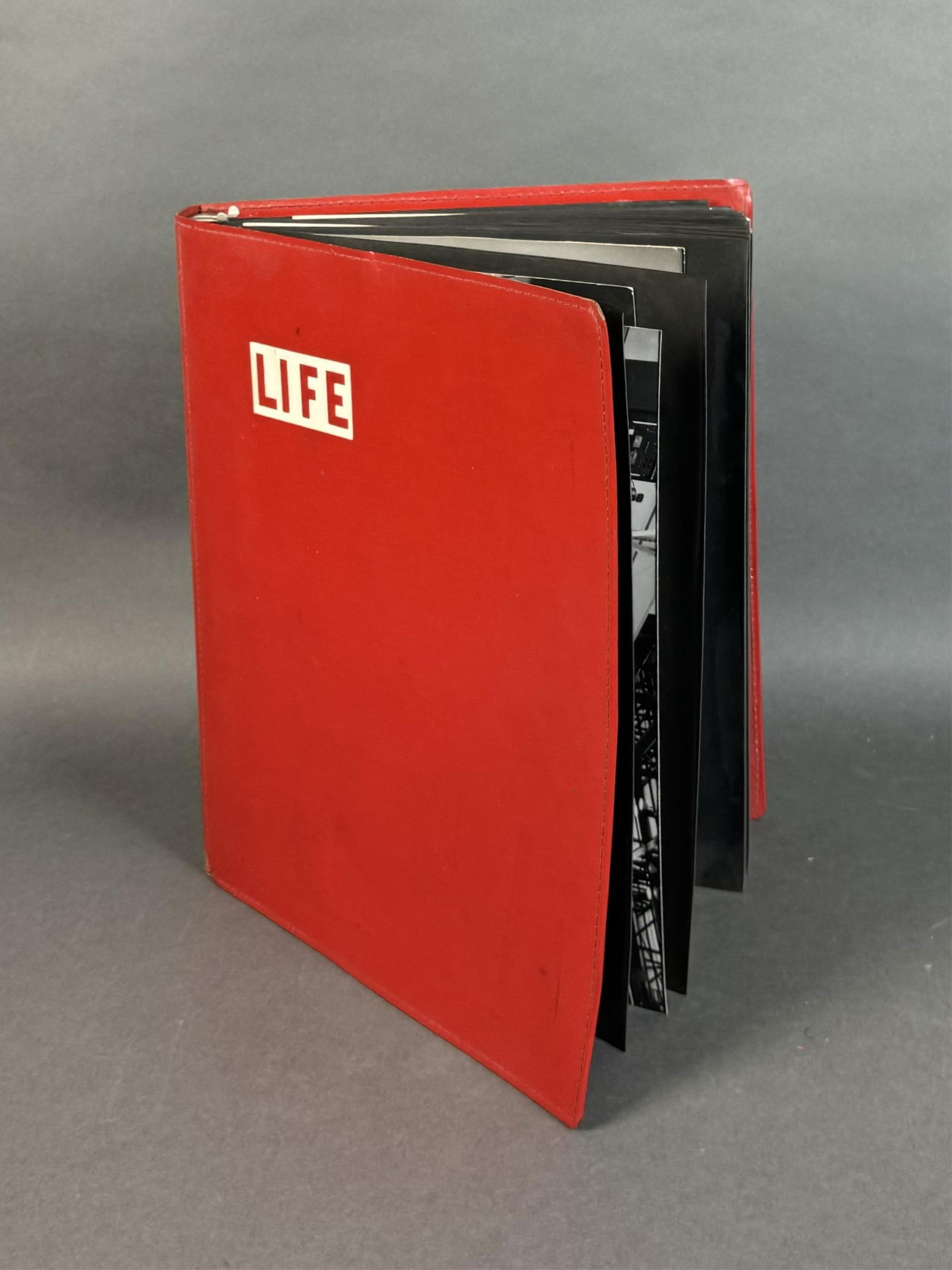 1960 LIFE Polaris RADM Raborn Photo Portfolio: [Military/Photography] 1960 LIFE portfolio featuring 29 9x11 original silver gelatin prints by photojournalist Edward Clark for the August 1, 1960 LIFE feature story on the Polaris Missile System. Por