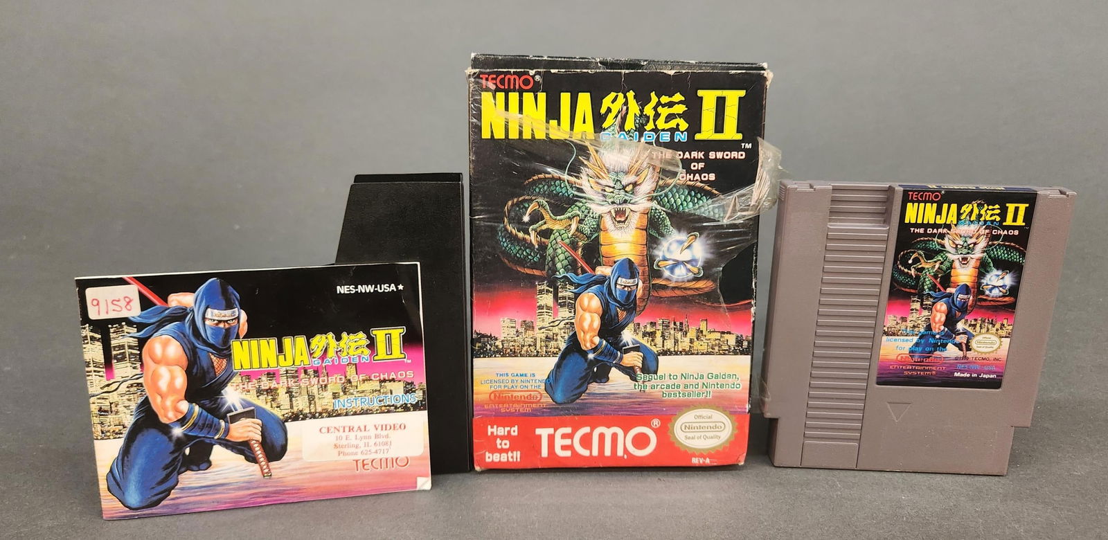 NES Ninja Gaiden II The Dark Sword Of Chaos CIB (1 of 3)
