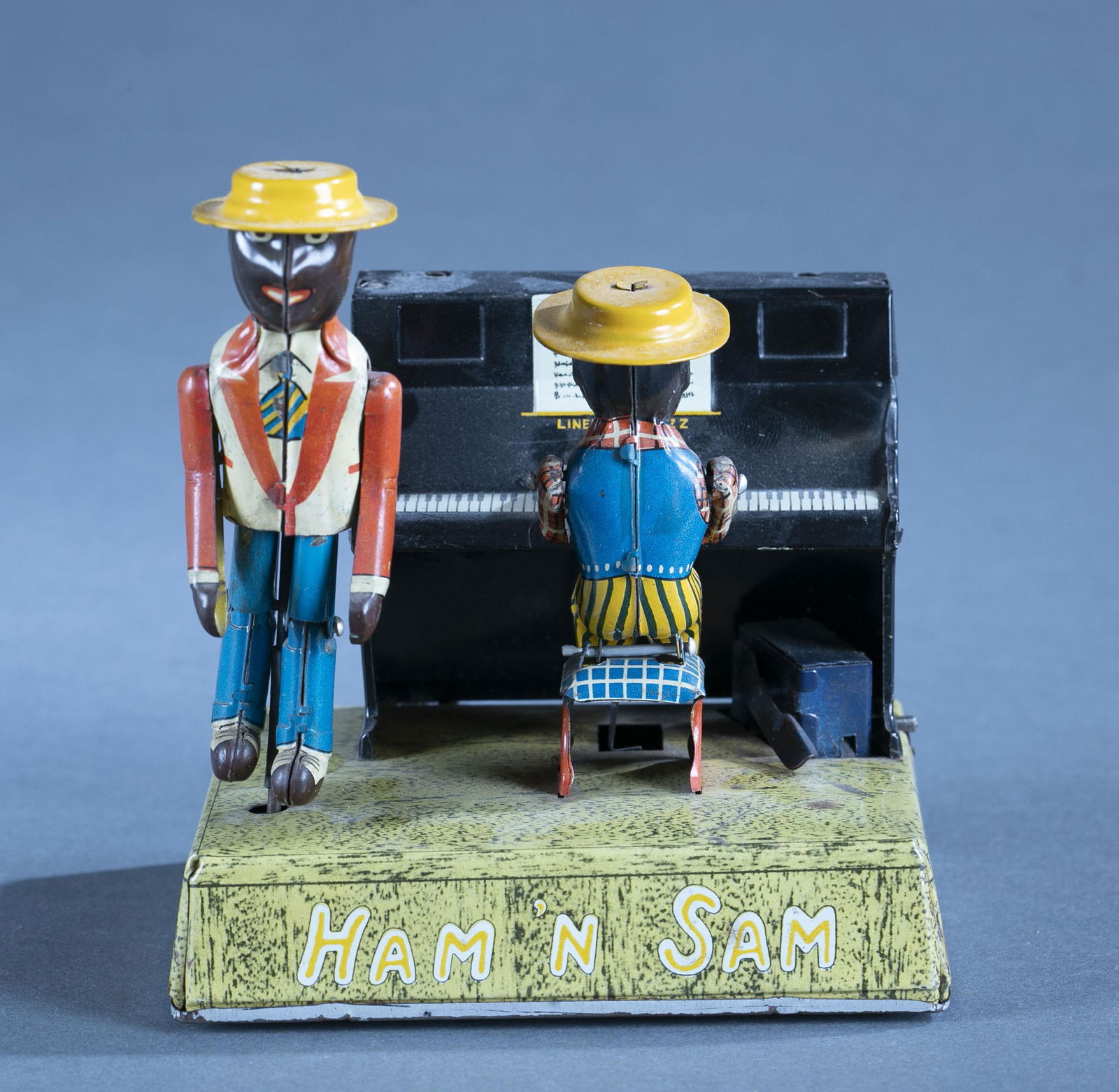 Linemar Ham 'N Sam tin litho windup band (1 of 5)