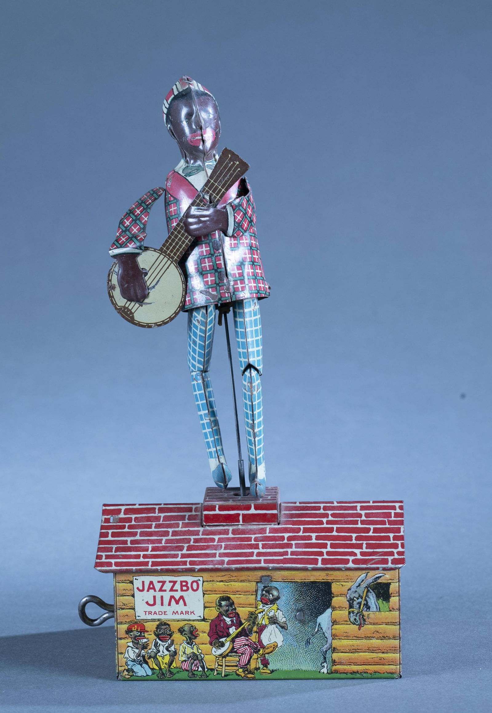 Strauss Jazzbo Jim tin litho windup toy (1 of 6)