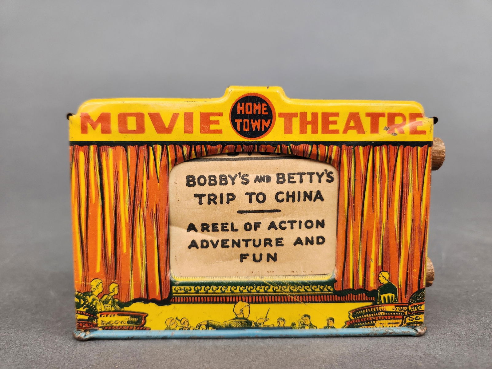 Marx "Home Town Movie Theatre" tin litho toy (1 of 5)