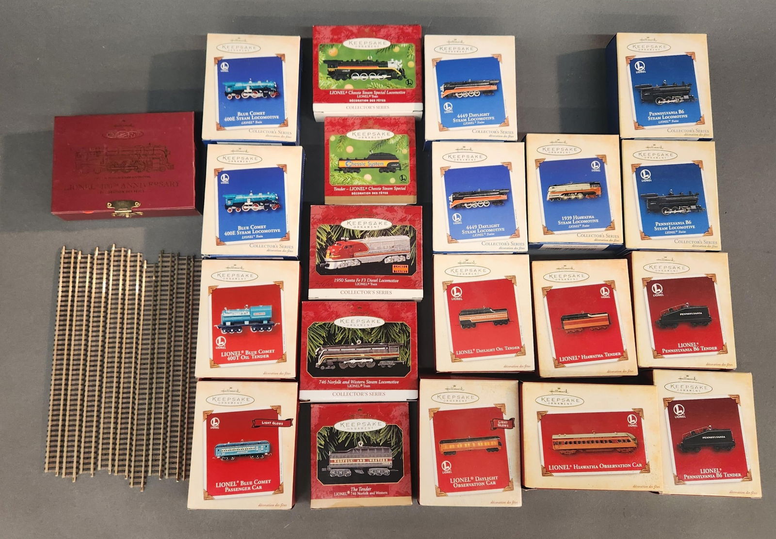 21 Hallmark Keepsake Lionel Christmas ornaments (1 of 1)