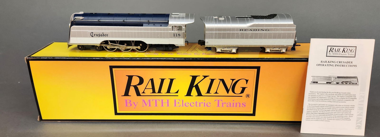 MTH O Gauge No. 118 Crusader Steamer with box (1 of 7)