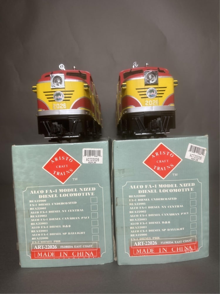2 Aristo Craft G Scale FEC Alco FA-1 in box (1 of 17)