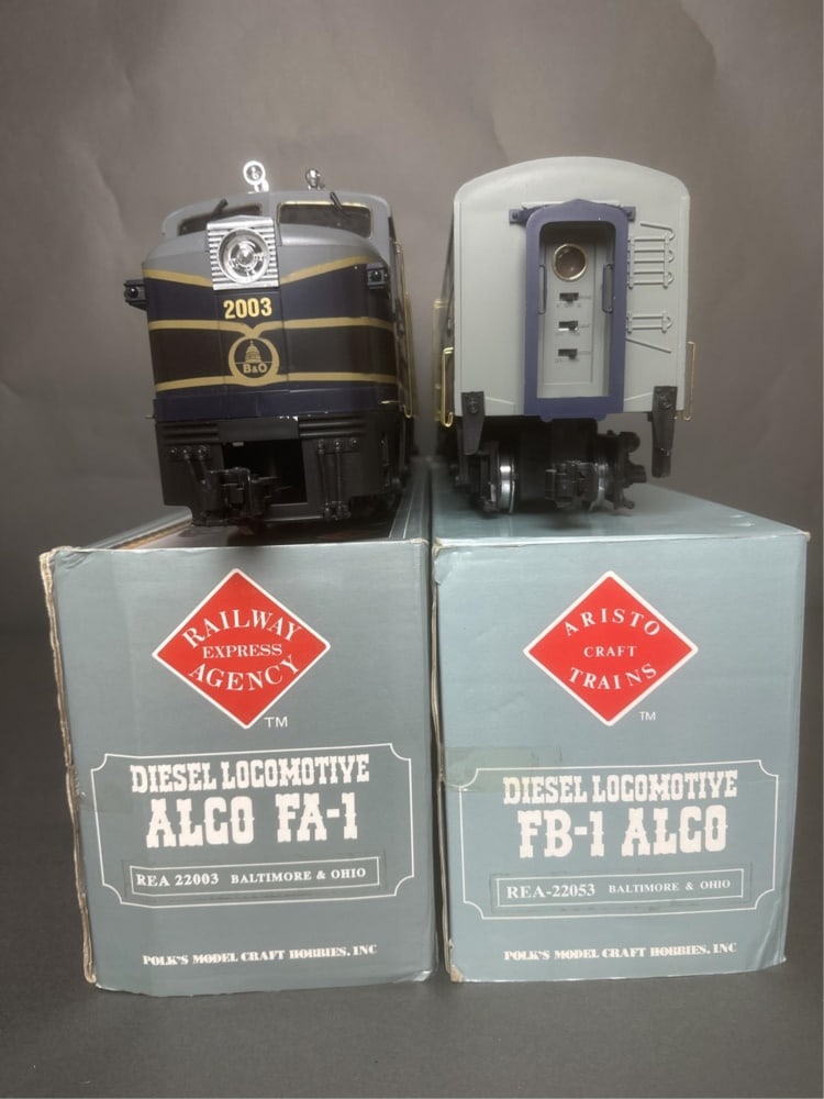 Aristo Craft G Scale B&O Alco FA-1 & B-1 in box (1 of 16)