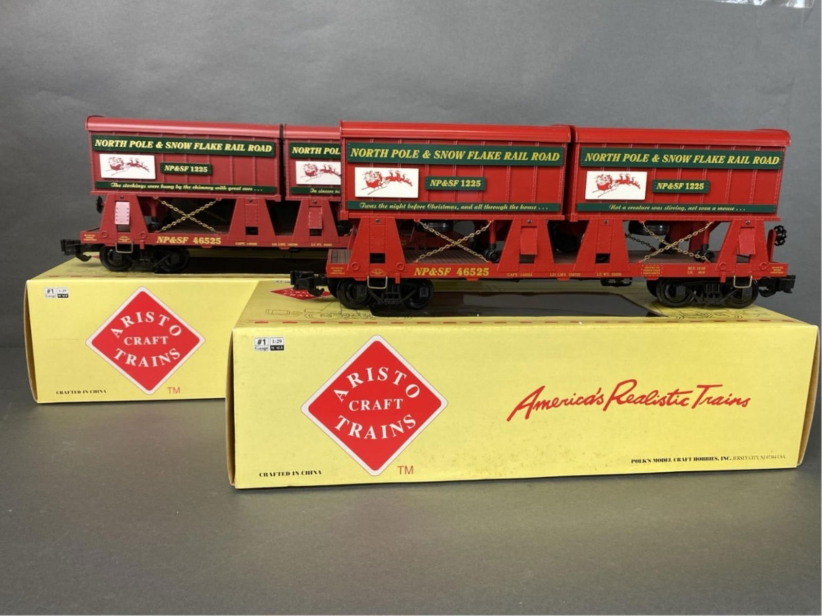 Arist-Craft train G scale Christmas flatcar (1 of 17)