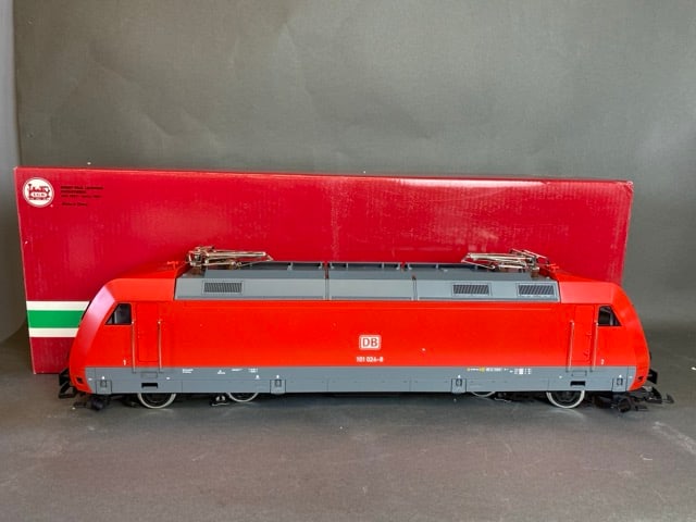 LGB G-scale DB Electric Locomotive - 20310: tested runs B/F; Comes with original box; view photos for any details and imperfections