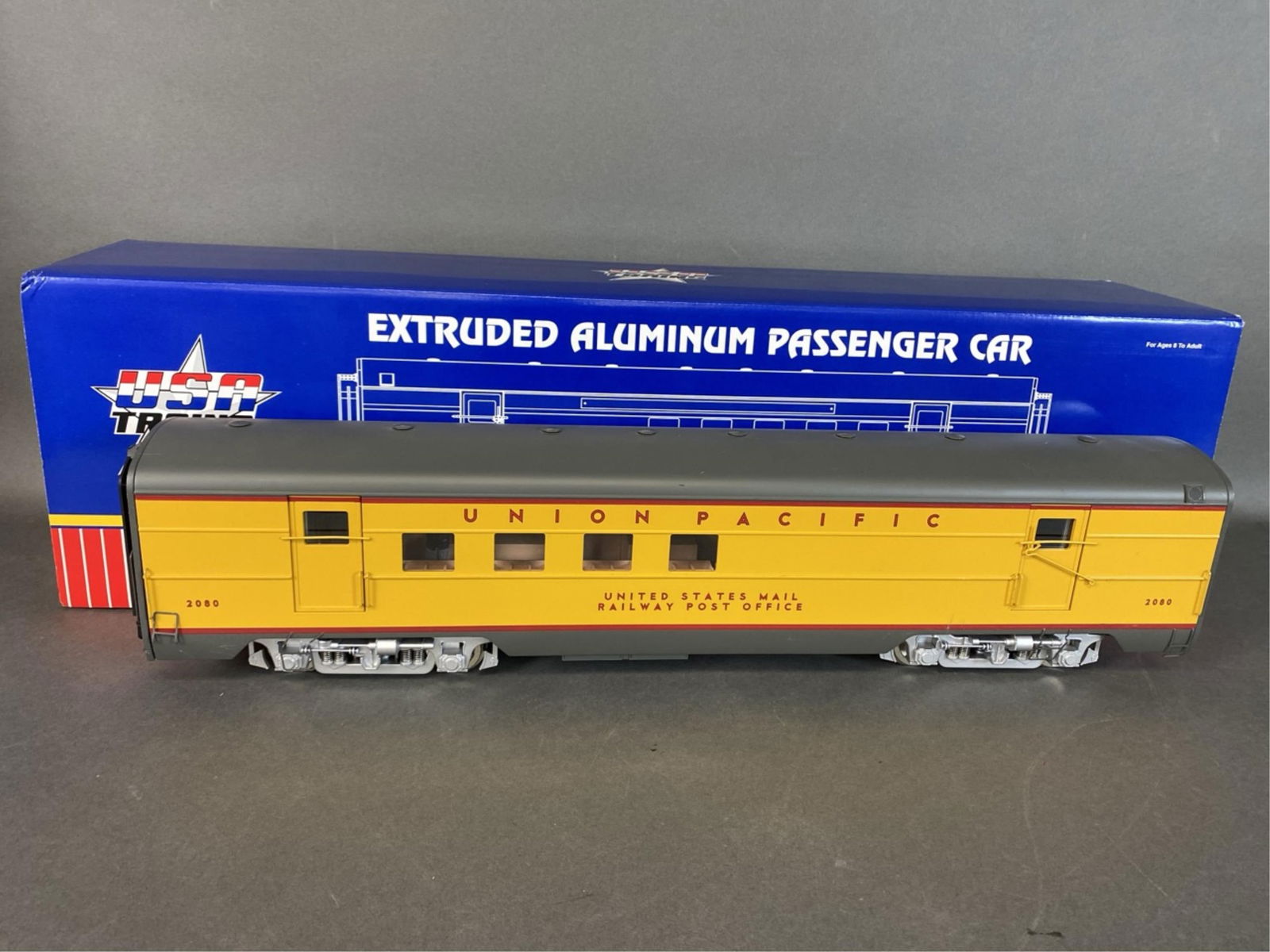 USA trains G-scale  Railway post office Car - Unio (1 of 10)