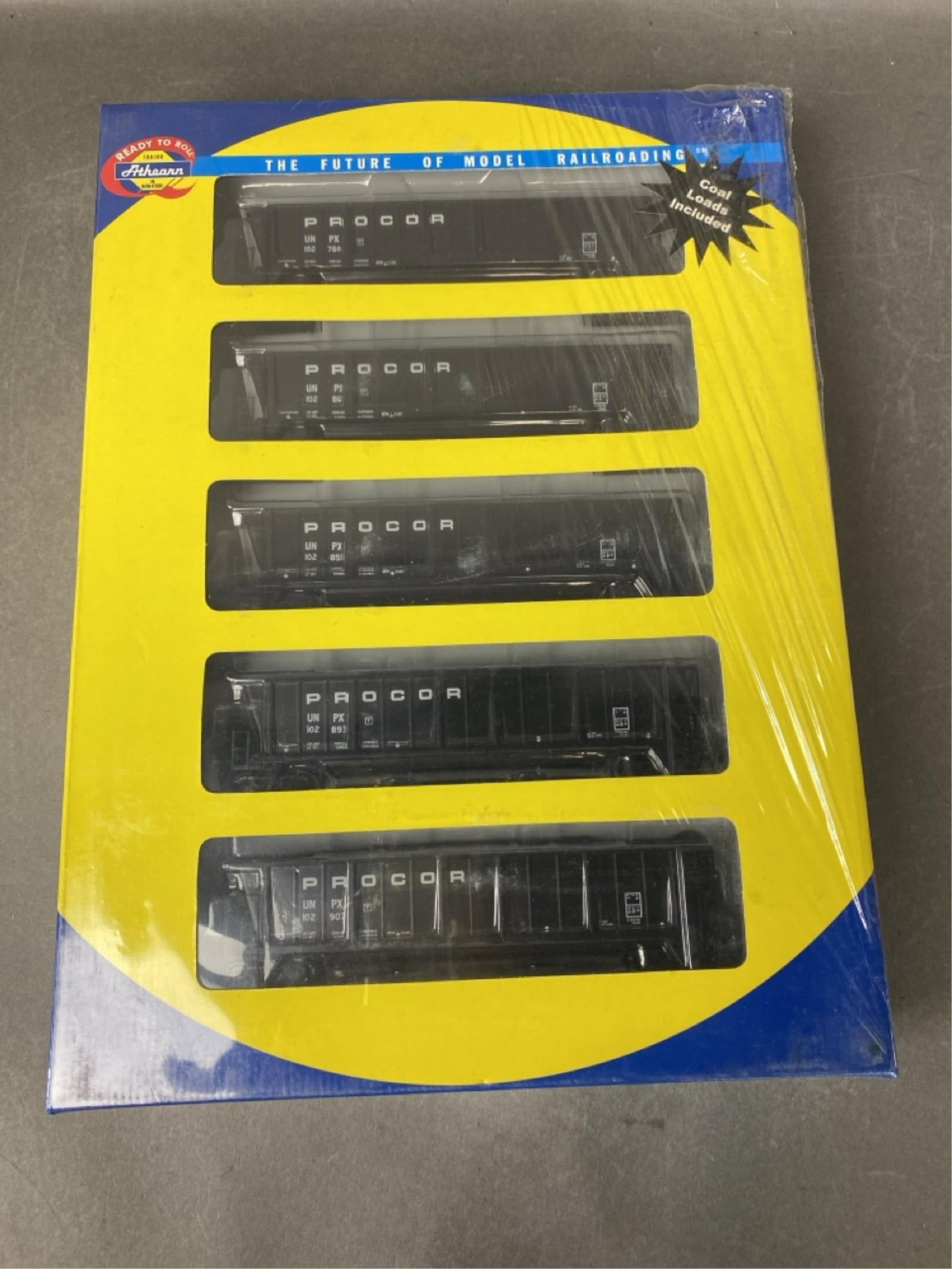 Athearn train HO scale 94905 Procor bathtub coal g (1 of 7)