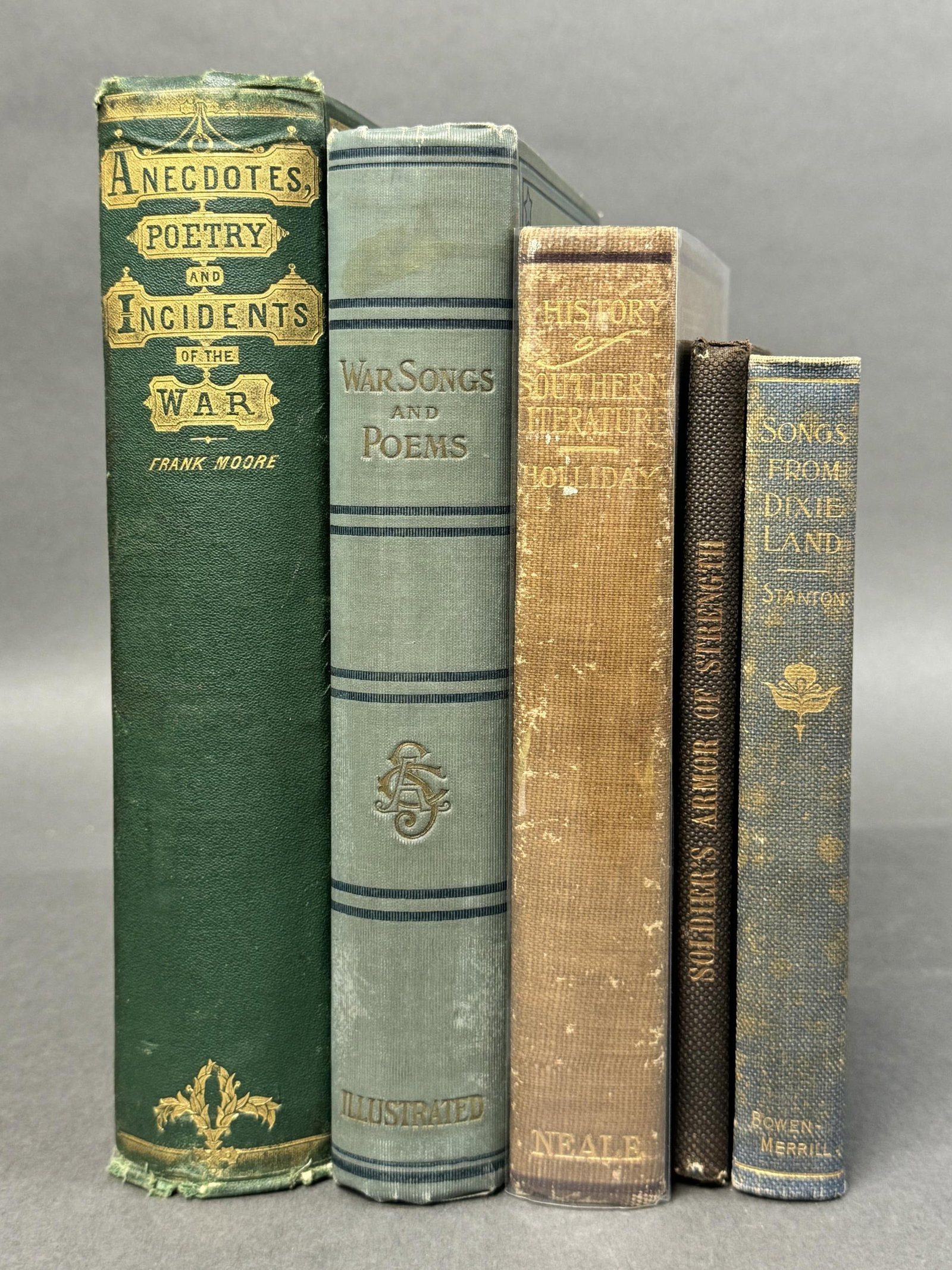 5 vols. On Civil War Songs, Poems & Literature (1 of 1)