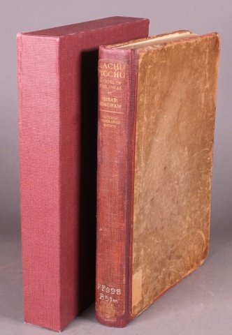 Hiram Bingham. MACHU PICCHU. 1930. 1 of 500.: [Latin American Archeology/Incas]. Hiram Bingham. MACHU PICCHU: A Citadel of the Incas: Report of the Explorations and Excavations made in 1911, 1912, and 1915 under the Auspices of Yale University an