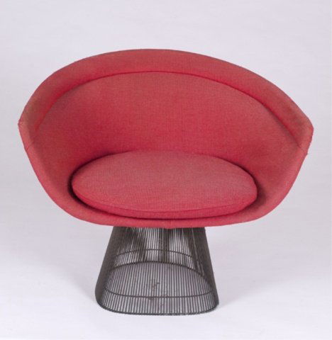 Warren Platner lounge chair by Knoll: A Knoll International Warren Platner lounge chair. c. 1965. 30"h x 38"w x 26"d.