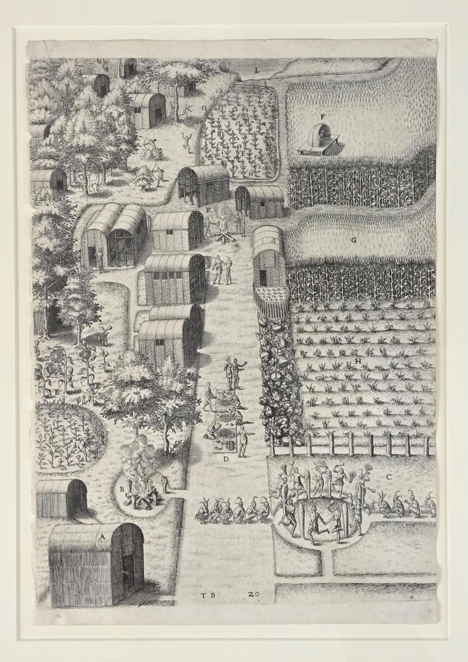 La ville de Secota. (1 of 3)