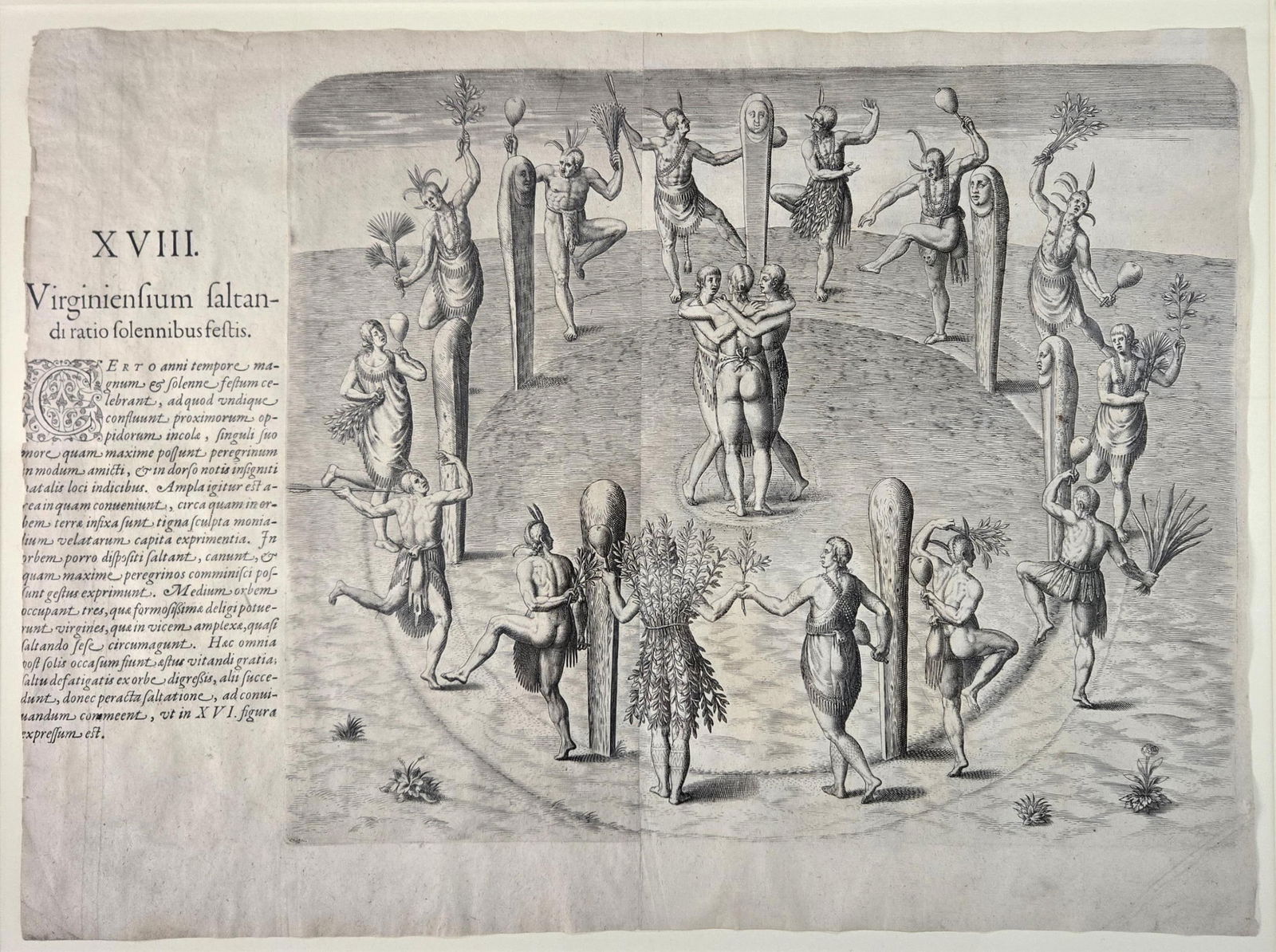 Virginiensium saltandi ratio solennibus sestis. (1 of 2)