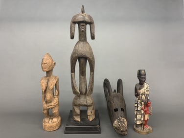 4 West African objects.