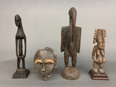 4 West African objects.