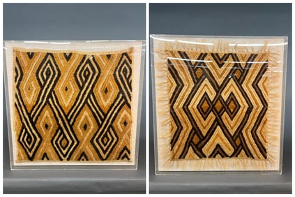 2 Kuba Cloths, DRC.