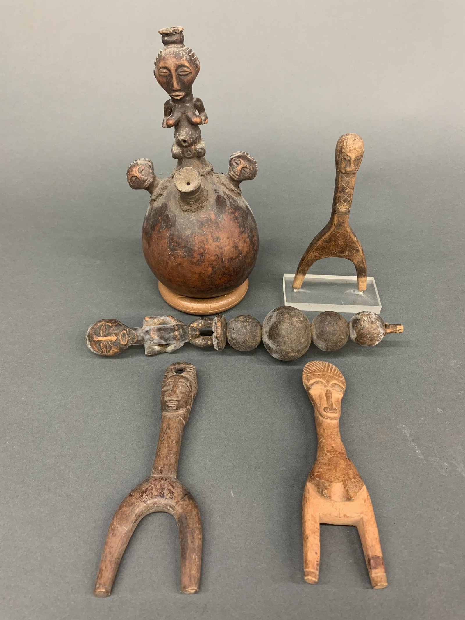 5 Congo and West African objects. (1 of 8)
