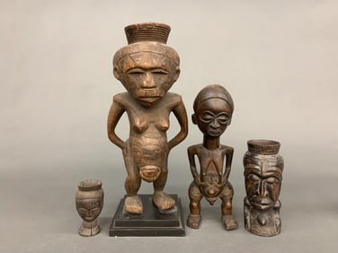 4 Congo/Kenya style objects.