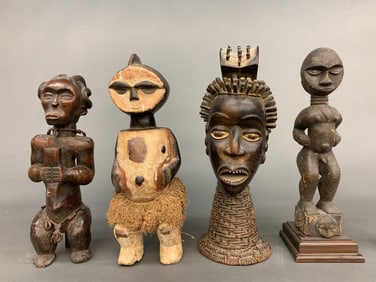 4 West and Central African figures.