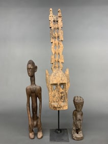 3 African style objects.