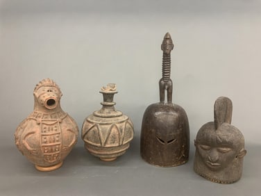 4 African objects.