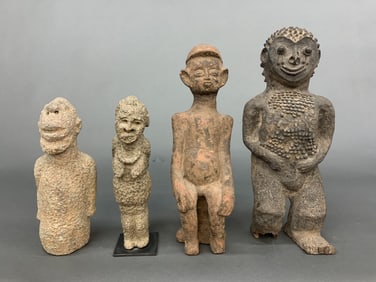4 African figures.