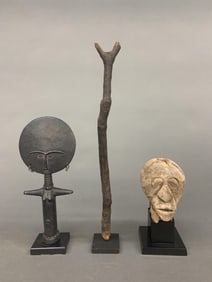 3 African objects.