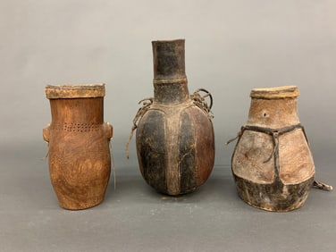 3 Ethnographic vessels.