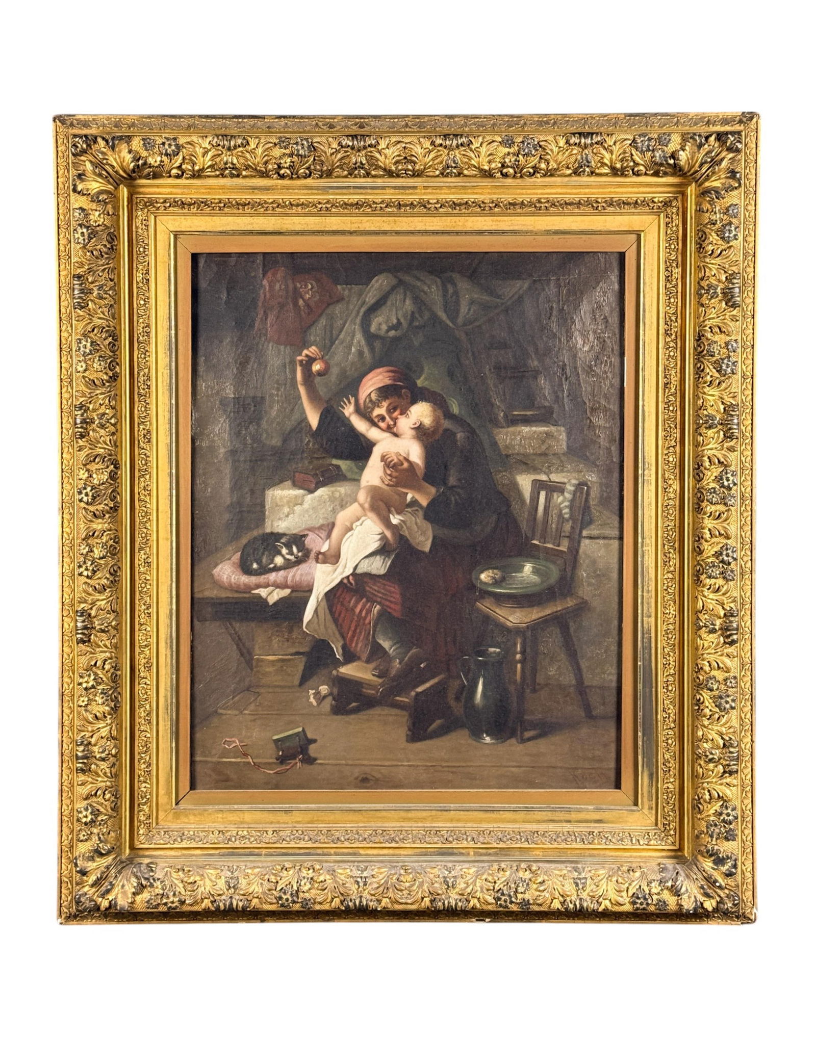 Hermann Koch, Mother and child, O/C. (1 of 10)