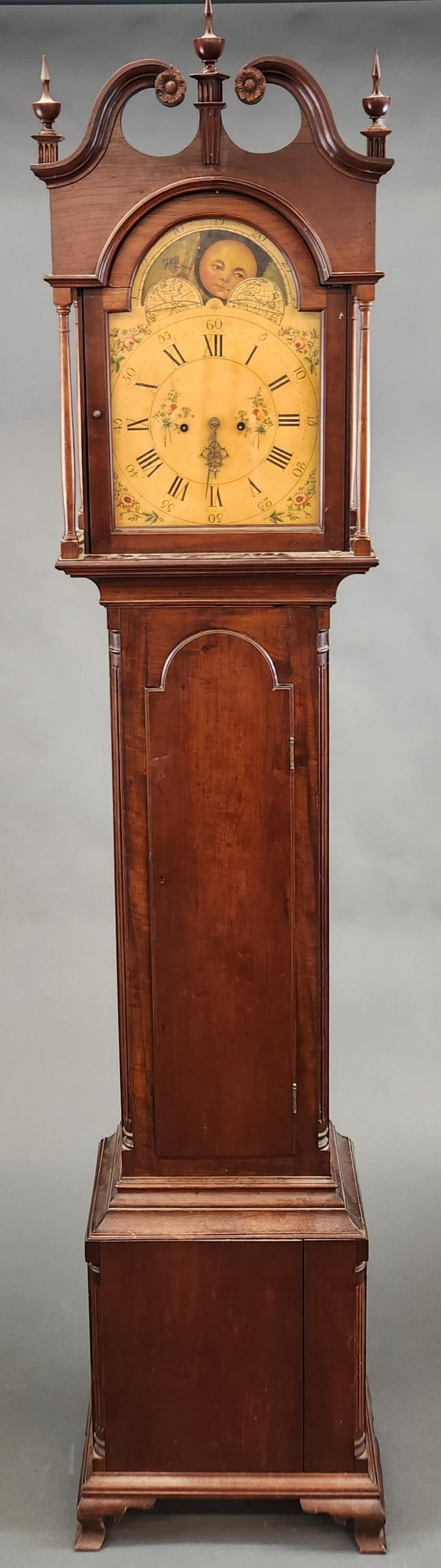 Antique tall case clock. (1 of 4)