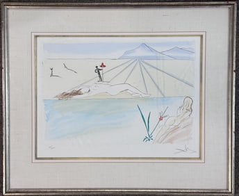 Dali, "Garden of the Nudes," etching.