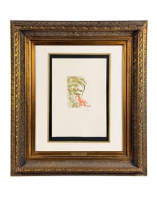 Dali, "Gluttony," 1966, Aquatint.